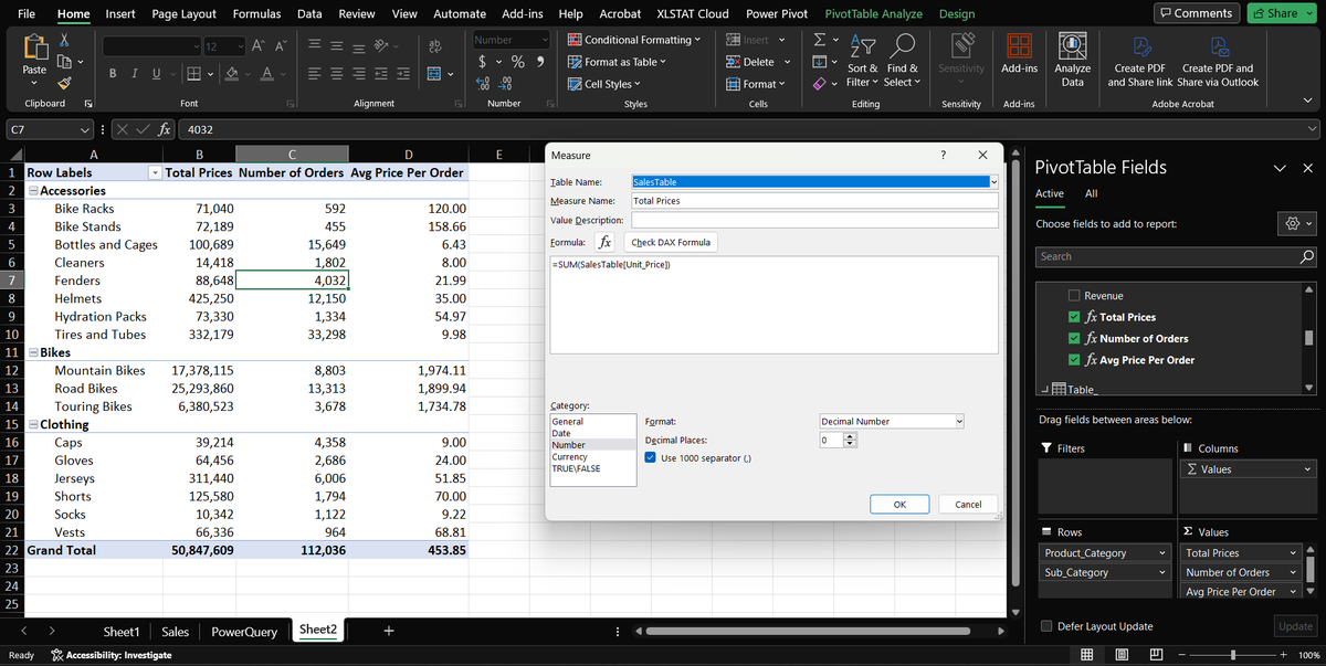 TDolly9's tweet photo. Day9🔔
I learned about DAX (Data Analysis Expression) in Excel. It is a formula language similar to Excel formulas. I did an elementary example to illustrate this concept.
#Cdv20daysofdatachallenge
@Codevixens https://t.co/9TnxoO9urq