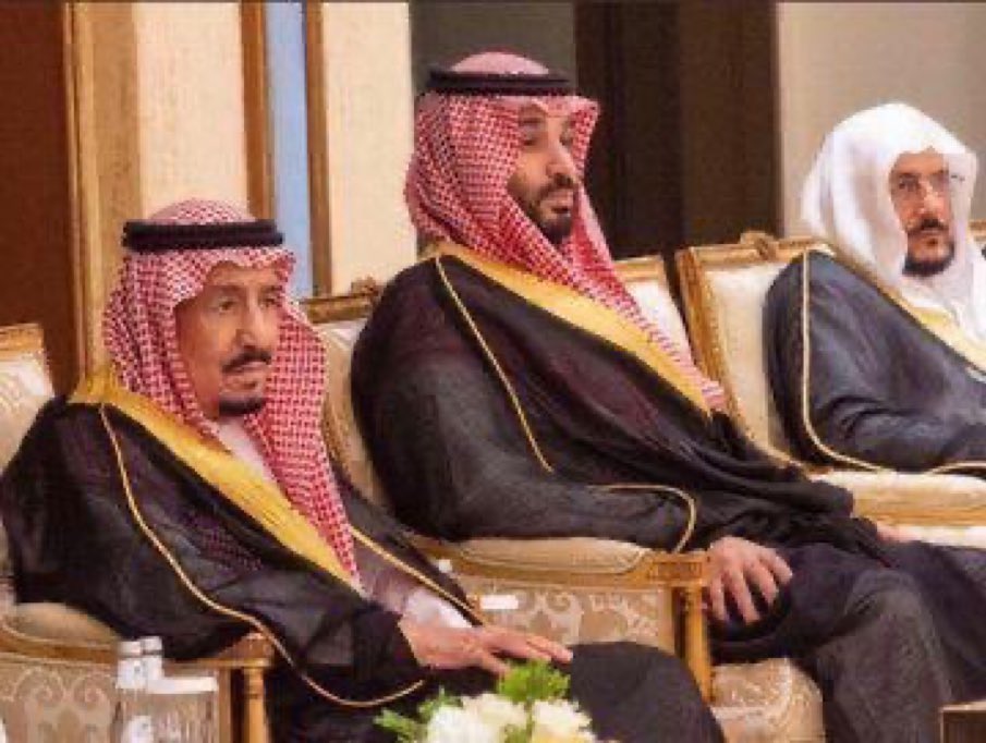 معالي الشيخ عبداللطيف آل الشيخ:

لولا الله ثم الملك سلمان وولي العهد الأسد
الأمير محمد بن سلمان لكان الآن يُقال:

 (كان هنا السعودية)