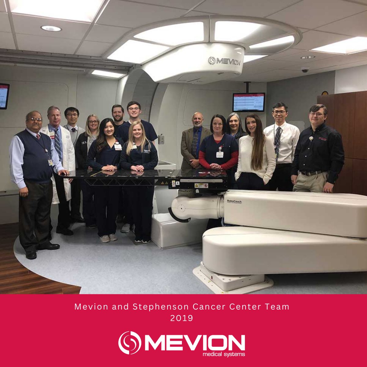 Five years ago this month, @stephensonCC @OUHealth treated their 1st patient on the MEVION S250i. 🎉 We extend our warmest congratulations to everyone involved in this incredible achievement! #ProtonTherapy #IMPT #MedPhys #RadOnc #CancerTreatment #Mevion