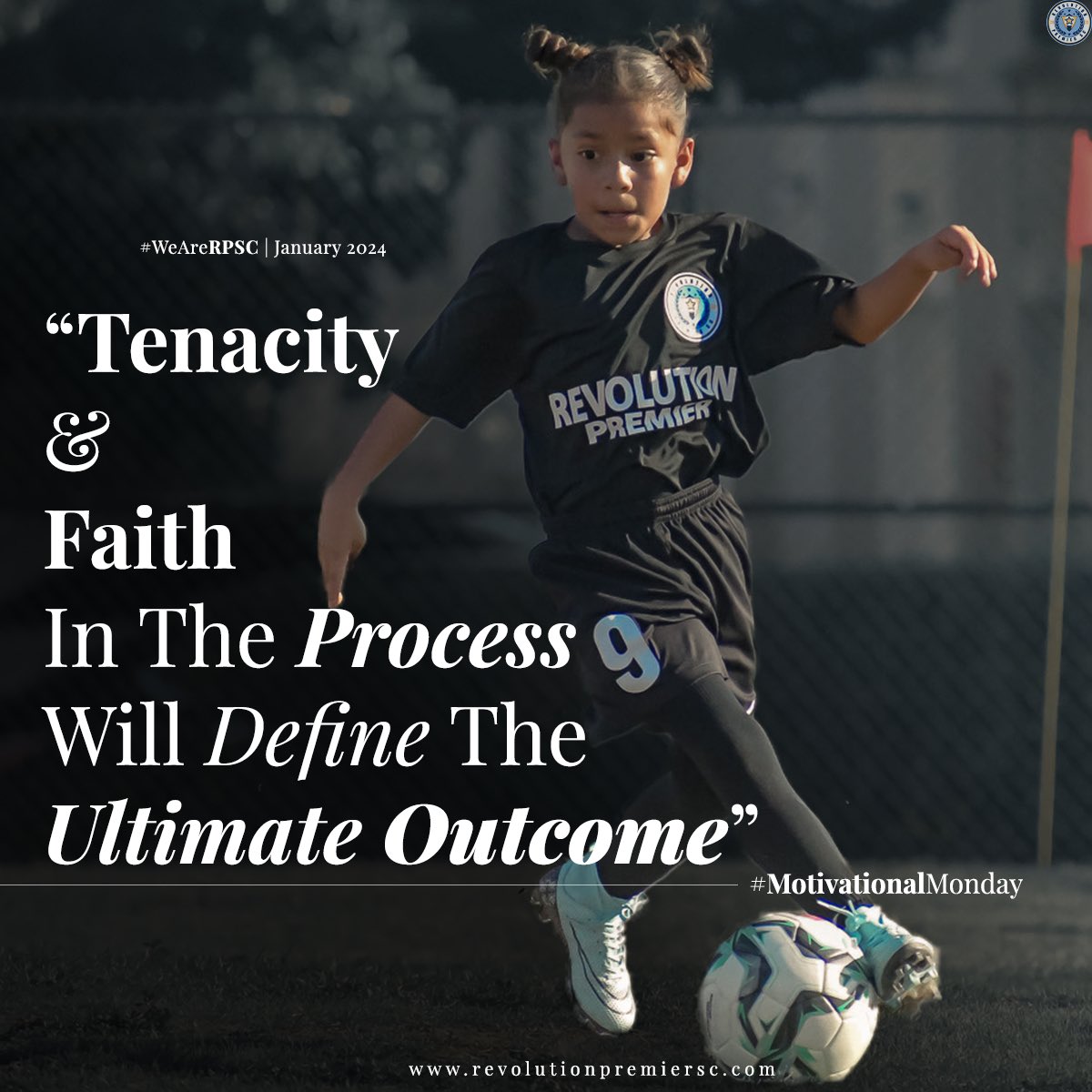 Tenacity and Unwavering Faith in the Process is what Fuels the Journey 🚀✨ #MotivationalMonday 

#RevolutionPremierSC #WeAreRPSC #RevUp #TrustTheProcess #FaithInTheProcess #Tenacity #Ultimate #Outcome #ChampionsMindset