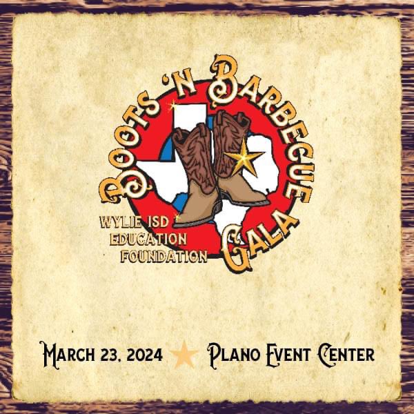 𝐒𝐀𝐕𝐄 𝐘𝐎𝐔𝐑 𝐒𝐄𝐀𝐓! Boots ‘N Barbecue is Bold in 2024! 🤠🤠

Support education in <a href="/WylieISD/">Wylie ISD</a> and buy your sponsorship, table or tickets for the biggest event in town at wylieisd.net/domain/15293.

#BNBBQ24 #education #fundraiser #gala
