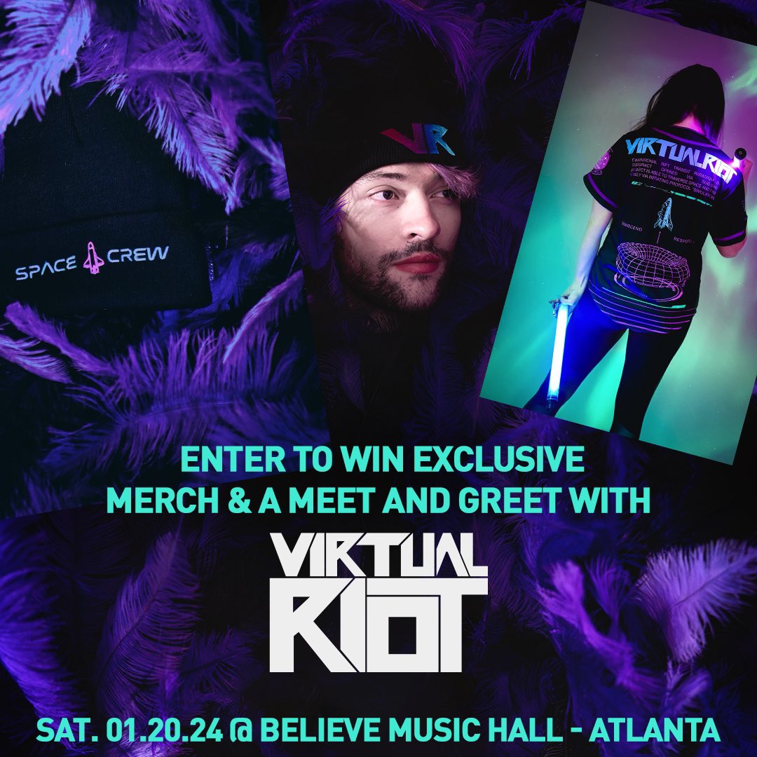 🎁 GIVEAWAY 🎁

Get excited to “Turn Up” for an incredible weekend!!🎤 Believers this is your chance to enter to win an exclusive merch &amp; meet and greet with <a href="/VirtualRioters/">VirtualRioters</a> ! Giveaway is linked in our bio 🔗 Winners will be selected on Friday !🍾