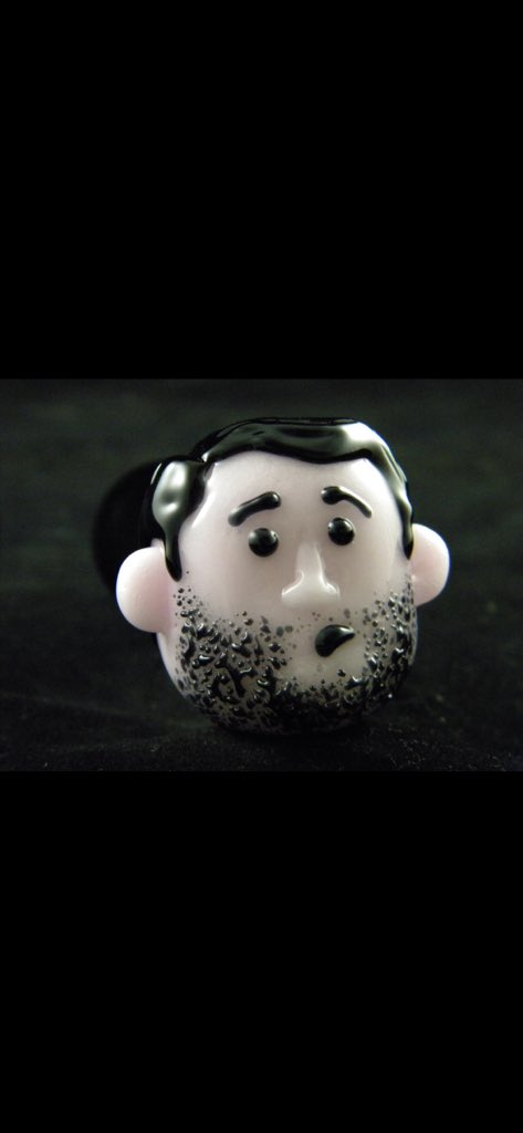 DougBenson's tweet image. About a decade ago, Chameleon Glass made a pipe of my mug. Thanks, @chameleonusa !