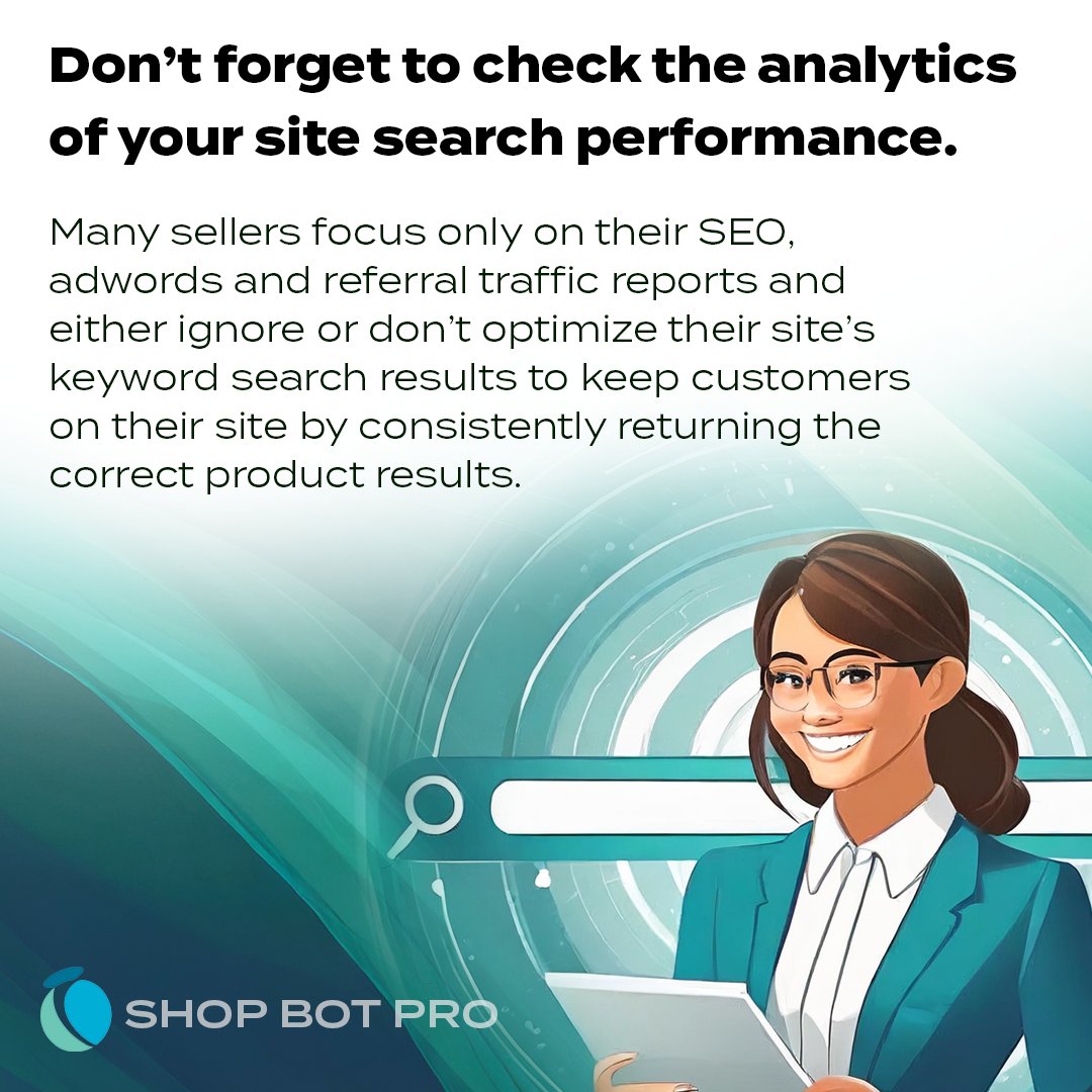 shopbotpro's tweet photo. Don't underestimate the importance of providing accurate site search results once the user reaches your website through an organic search, ad or direct referral.  

#ai #smallbusiness #wordpress #woocommerce #shopify #shopbotpro #sitestorepro #appzonio #developer #webdesign https://t.co/lzGd4uM0bV