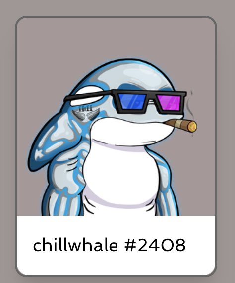 F it! I’m giving away a <a href="/chillwhales/">chillwhales</a> for free! 

1. Follow
2. Retweet
3. Comment your <a href="/lukso_io/">LUKSO</a> UP address below

Winner gets picked and sent their new whale at 7:30pm PST Wednesday.