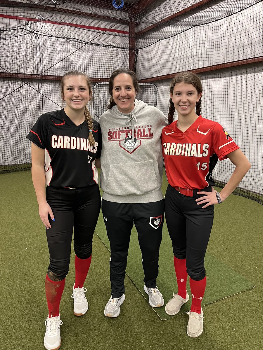 taylorisley23's tweet photo. Learned a lot today at the Guilford Camp! Went outside and did a few outfield drills. Learned more techniques to help with hitting. Thank you @GuilfordSB. @CardinalsYates @wtown_softball @Walkertown_AD @WalkertownHigh https://t.co/4U4K3gISOv