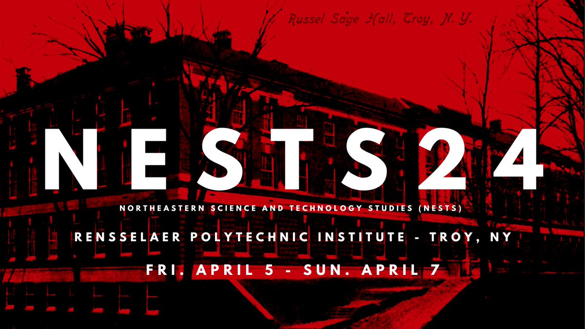 The annual NESTS conference is returning this April 2024. Our graduate students are excited about reviving this tradition of a graduate-run northeast regional sts conference! (a short thread 🧵)