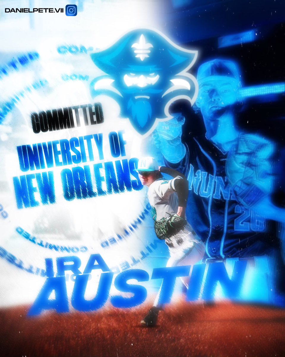 IraAustinIV1's tweet image. I am very excited and blessed to announce my commitment to the University of New Orleans! I would love to thank God, my coaches, teammates, and family who have helped me along this journey. I am excited to wear blue and white.#GoPrivateers @NunezCCBaseball @PrivateersBSB