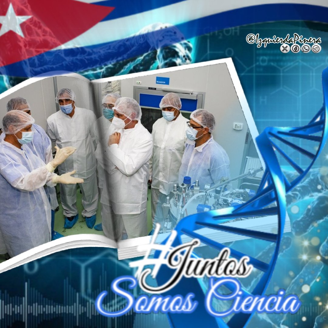 Hoy Día de la Ciencia en #Cuba reconocemos la labor consagrada de nuestros trabajadores que ante las difíciles condiciones económicas impuestas por el #BloqueoGenocida continúan venciendo para seguir preservando la salud de los cubanos. #CubaPorLaVida #JuntosPorMayabeque