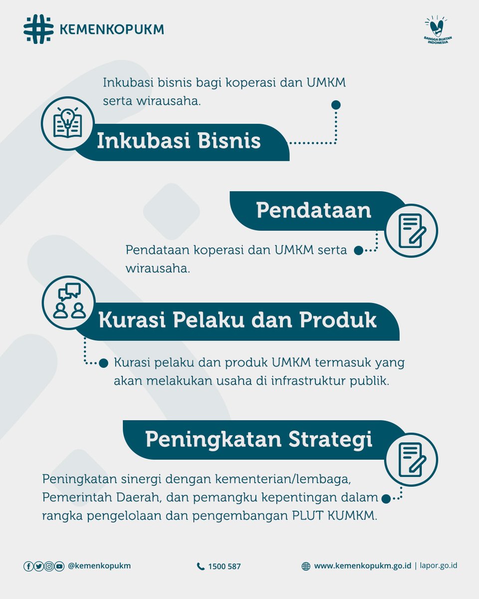 kemenkop_'s tweet photo. Dalam mendukung perkembangan Koperasi dan UMKM, PLUT memiliki fungsi krusial sebagai pusat pelayanan terintegrasi.
Temukan lebih banyak tentang kontribusi PLUT dalam membimbing dan memajukan dunia usaha kecil dan menengah dibawah sini ya sobat 👇✨
#PLUT
#PelayananTerpadu https://t.co/qgzDqBN54k