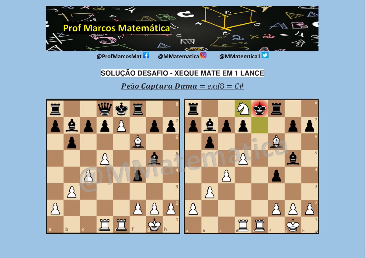triaslabCS_rep's tweet photo. Solução DESAFIO POLGAR - 221
Comente a solução e MARQUE UM AMIGO. Vamos fazer mais pessoas se divertirem.
Desafie seu cérebro e melhore suas habilidades no XADREZ.
#XadrezPedagógico #chess #xadrez #scacchi #échecs #sjakk #sakk #棋 #Schach #체스 #ajedrez #チェス #jogoxadrez #mate https://t.co/g2UXSb5Zg2