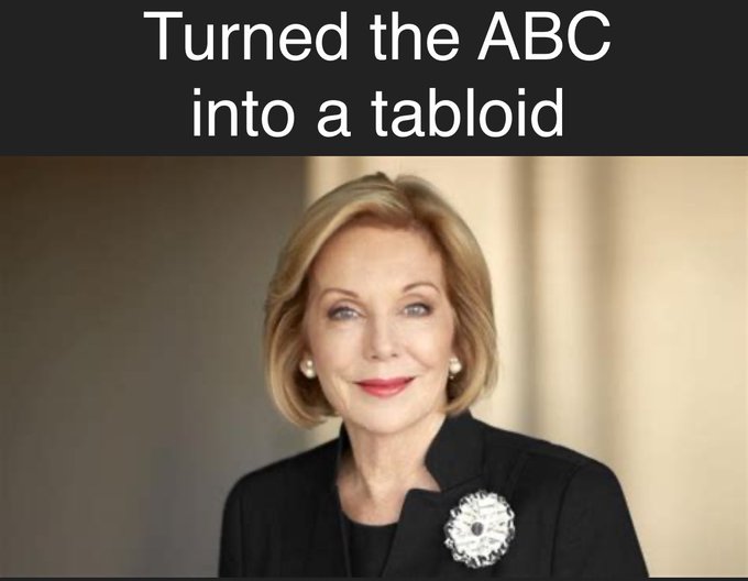 What were people expecting from a devotee of Kerry Packer who's been a recipient of decades worth of Howard era perks for the filthy rich.. Ita Buttrose was installed at the ABC by Scott Morrison to bring it down from the top... #auspol #ALP #ABC #abc730 #SackButtrose #ItaMustGo