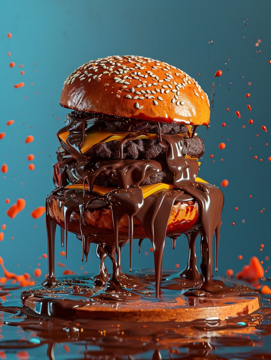 Chocolate Burger

#pixelartist #burger #burgerlove #chocolatelab #aiart #fastfoodjunkie #illustration