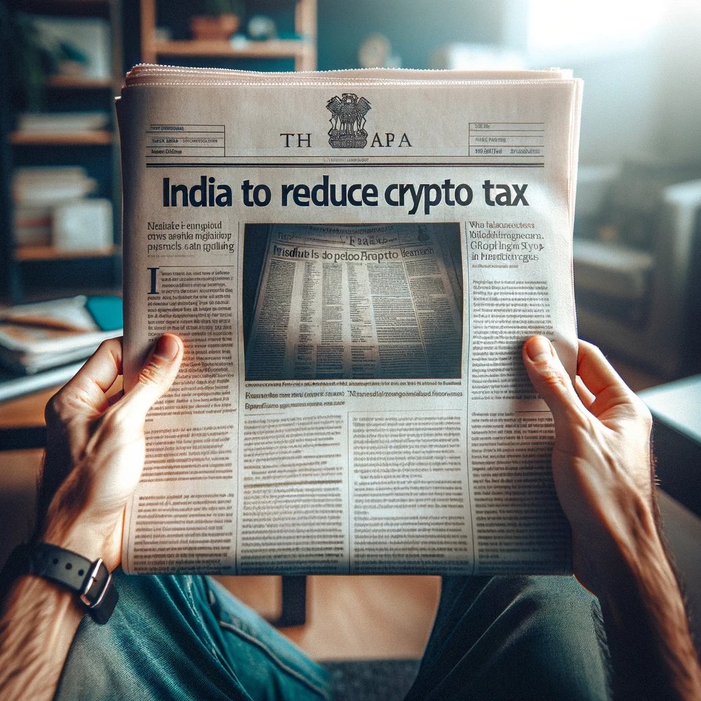open4profit's tweet photo. One day will come with this news for sure 👇

#reducecryptotax  in India 🇮🇳 https://t.co/UQEkiGXZFe