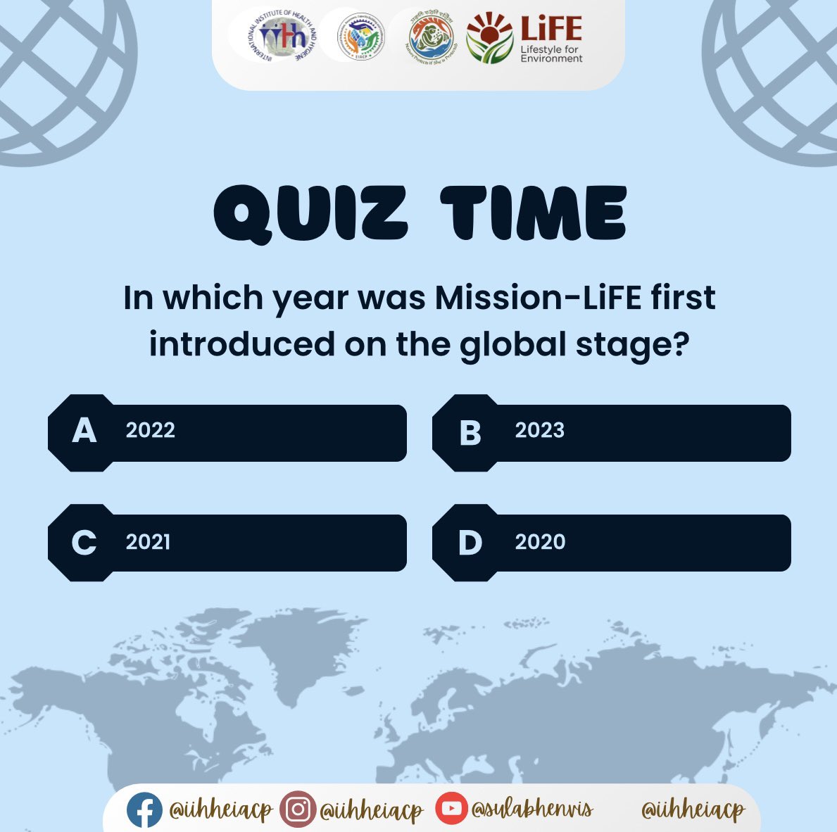 Do you know about #MissionLiFE.
#missionlifetheme #QuizChallenge #MoEFCC #awareness #IQTest #environmentaleducation #HealthyLiving #DYK #chooselife