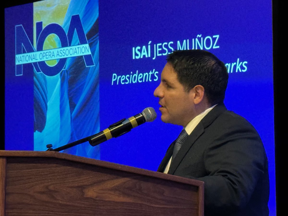 IsaiJessMunoz's tweet photo. I’m humbly honored to serve as the President of the National Opera Association. With the launch of our Strategic Direction Plan, we’re truly embarking on a new and exciting season for the NOA. Visit: https://t.co/2oypPrHwm2

#nationaloperaassociation @nationaloperaassociation. https://t.co/QZF2a1WZp9