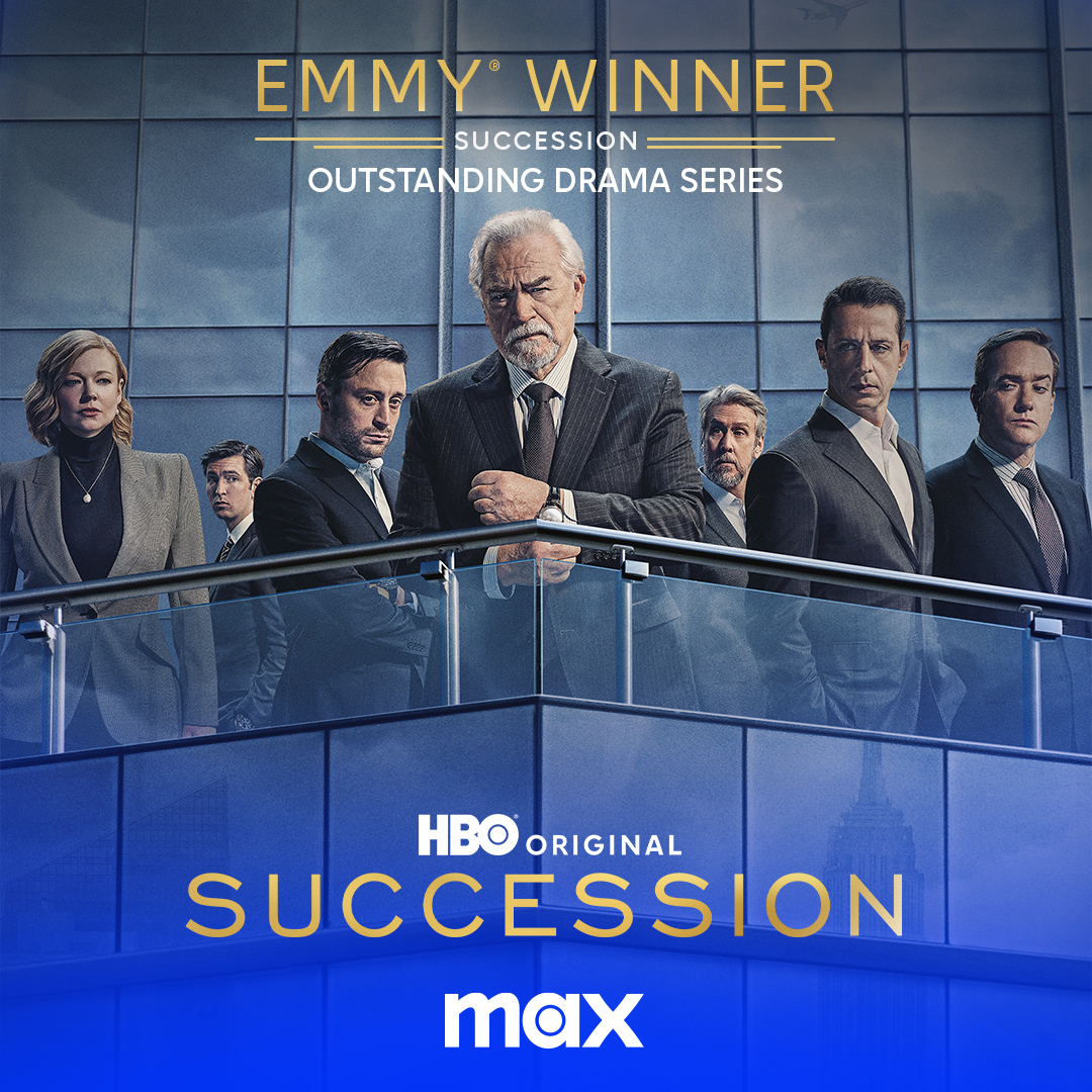 Can we do the huggy thing? Congratulations to the cast and crew of the HBO Original #Succession on their #Emmys2023 win for Outstanding Drama Series.