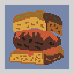 Cratn1's tweet image. A borger but small

@Pixel_Dailies | #Slider | #pixelartist