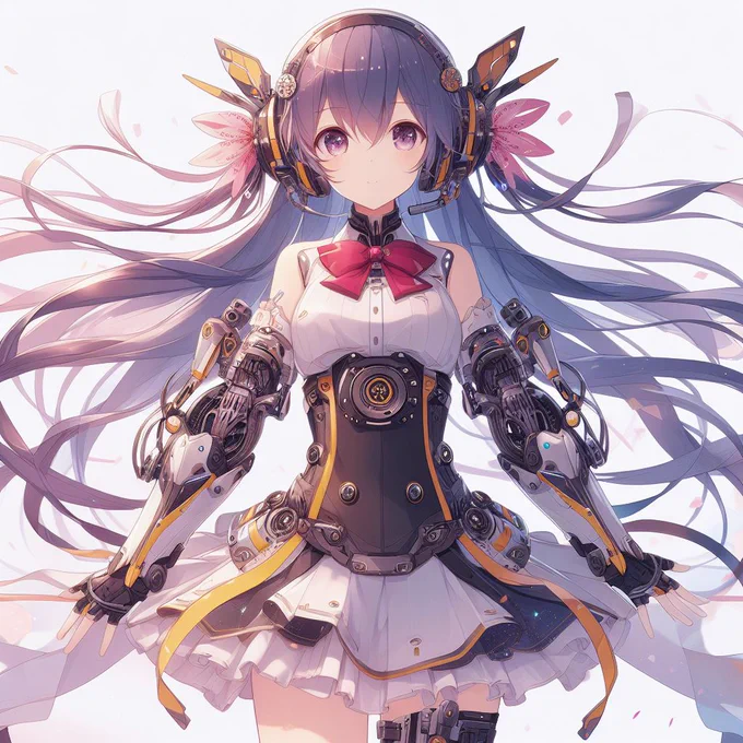 同じワードで再生成。 何。AI君はアニメ風美少女と言ったら、綾波系の真ん中より前髪で白っぽい髪なん?