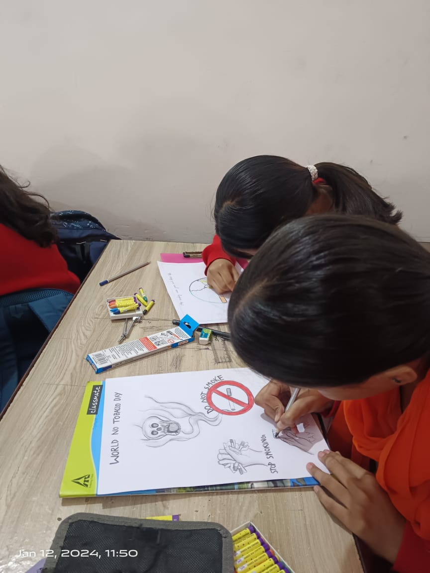 LegalAssam's tweet photo. poster competition on “Say No to Tobacco” at Shankardev Vidya Niketan, Narengi, Guwahati on #NationalYouthDay. Student's participated in the competition appealed PM of India for a stronger tobacco control law.

#YouthDay #viksitbharat #ViksitBharat2047 #amritkaal #AyushmanBharat https://t.co/8rQRbWp2IF
