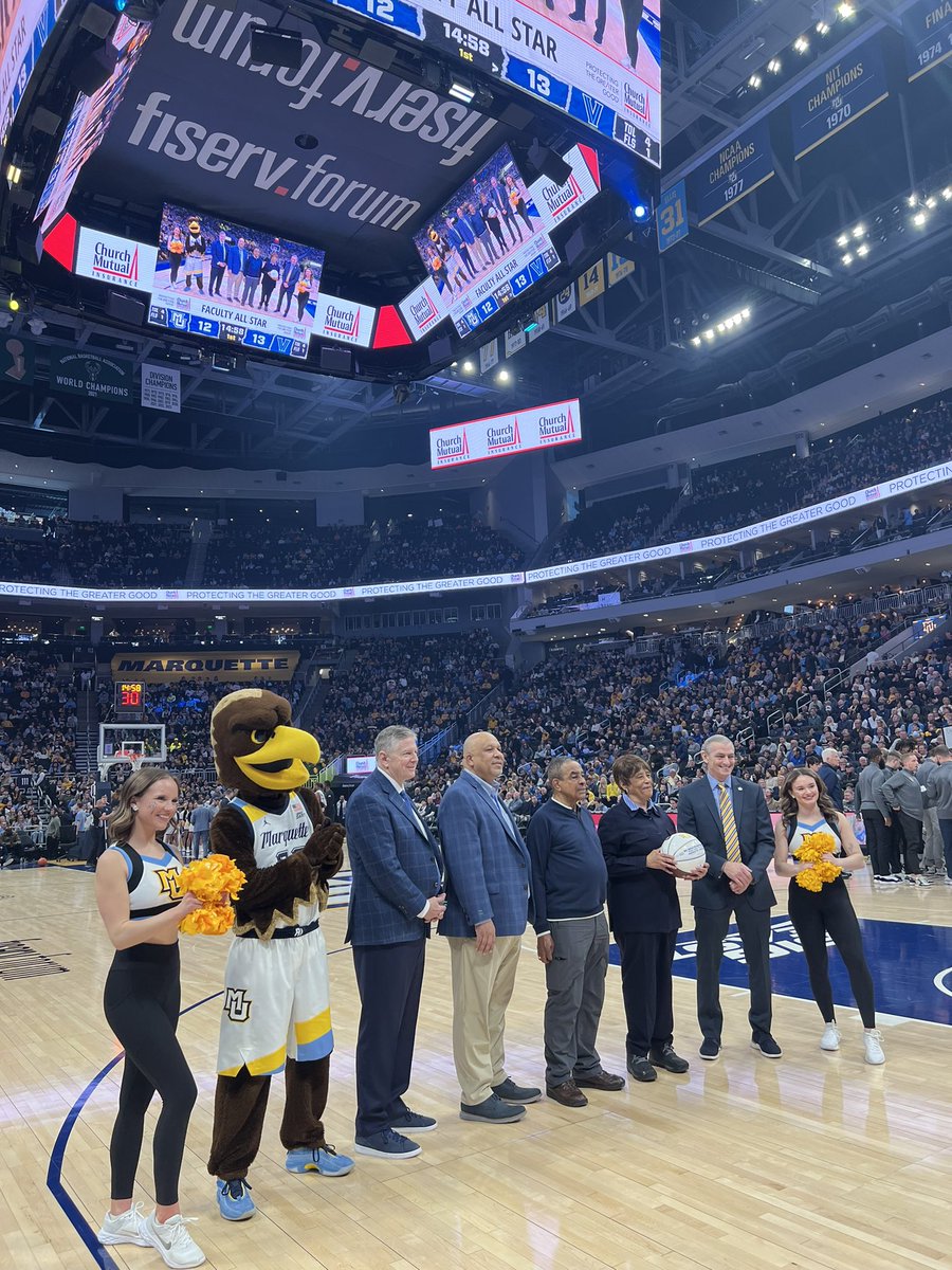 ProvostKimo's tweet photo. Congratulations to @MarquetteU @MUEducation Dr. Doris Walker-Dalhouse who was honored as today’s Academic All-Star. https://t.co/hwfWBJ505n