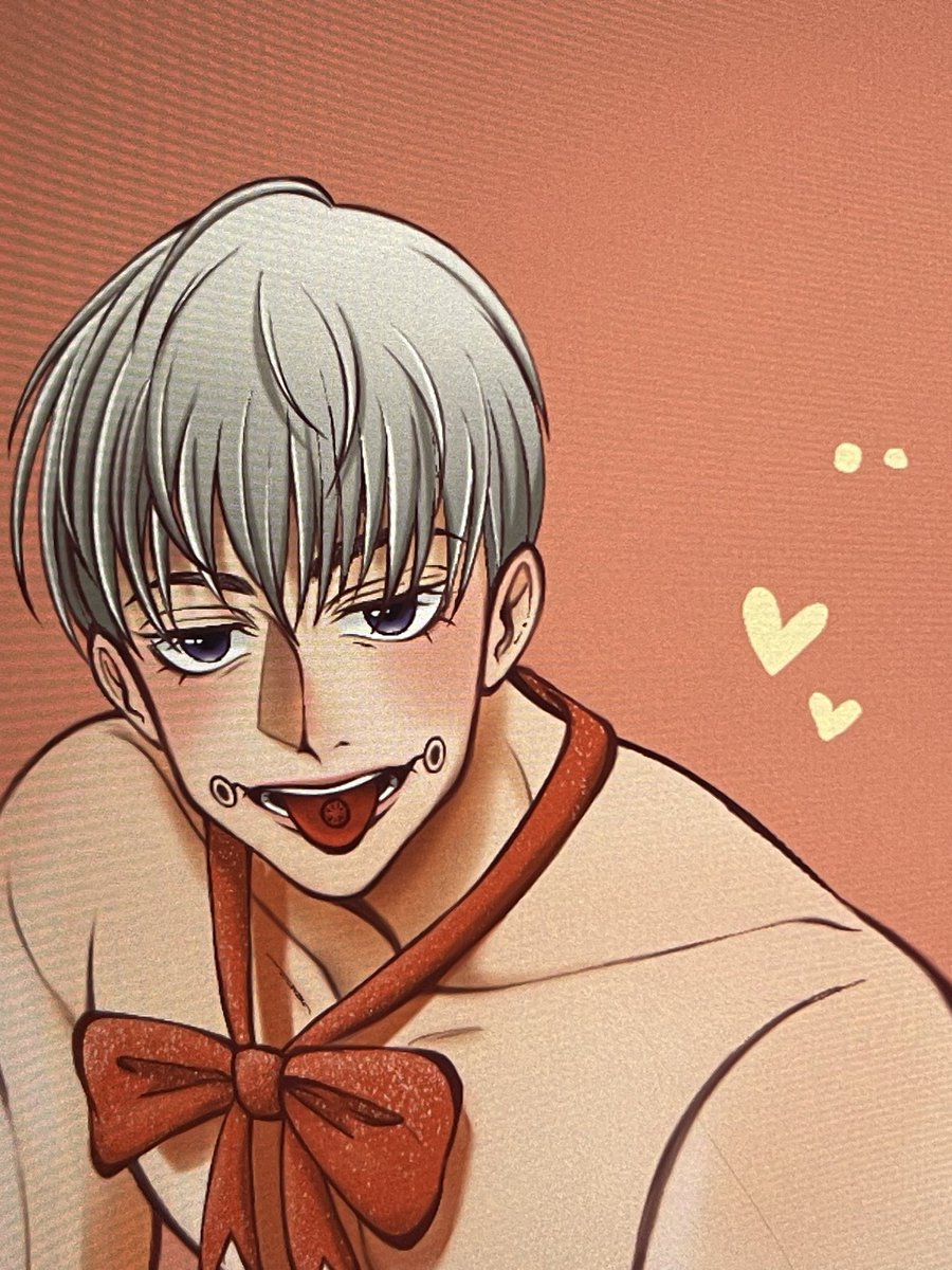 pandahimeko's tweet photo. Working on some Valentine’s prints…. Sexy JJK 💕 #JujutsuKaisen #jjk https://t.co/xPj8ah93O2