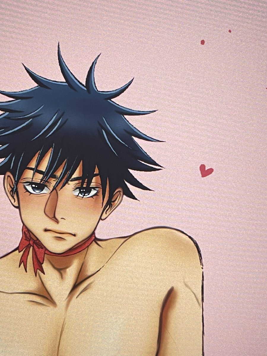 pandahimeko's tweet photo. Working on some Valentine’s prints…. Sexy JJK 💕 #JujutsuKaisen #jjk https://t.co/xPj8ah93O2