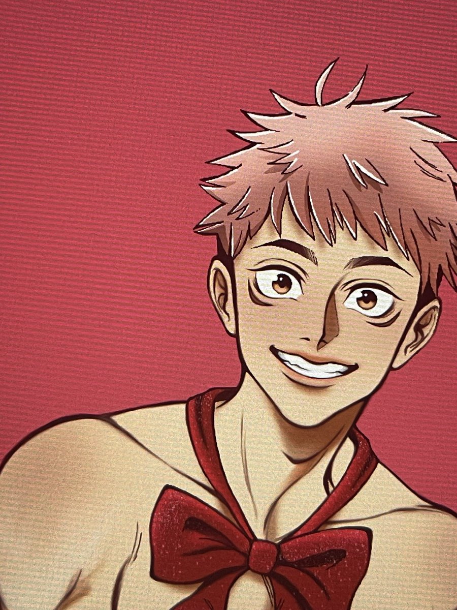 pandahimeko's tweet photo. Working on some Valentine’s prints…. Sexy JJK 💕 #JujutsuKaisen #jjk https://t.co/xPj8ah93O2
