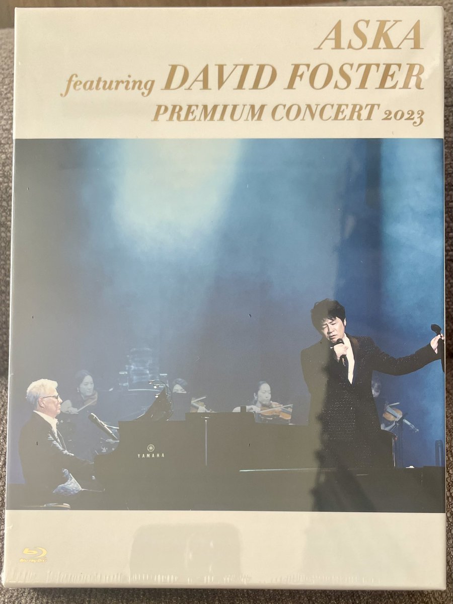 届いた〜！！！！！
仕事終わったら、YouTube配信始まるまで観よ〜っと😊
 #ASKA  #DavidFoster