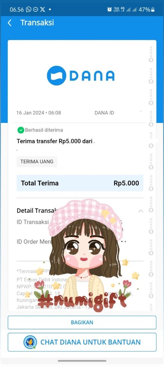 kudueottoke's tweet photo. alhamdulilah, makasih banyakk buat host kak @numipromos , sponsor kak @wownava dan admin @claimspl 🫶🏻
semoga rezeki dan segala urusannya selalu dilancarkan, aamiinn! 🙌🏻💫
#numigift https://t.co/AXF94YlMm7