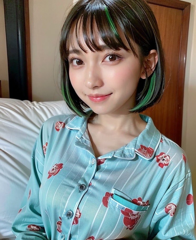 331misa331's tweet photo. *☆*(○´3`○)～♪нёllо*☆*

寒いのは苦手だけど寝る時は薄着で寝るのが好きなミサです💚

髪の毛を整えて軽くメイクして
パジャマ姿で撮ってみました☺️
似合ってますか??
 
お体に気をつけて今日も頑張ろ〜🫶✨️ https://t.co/j1ip4j8iHt