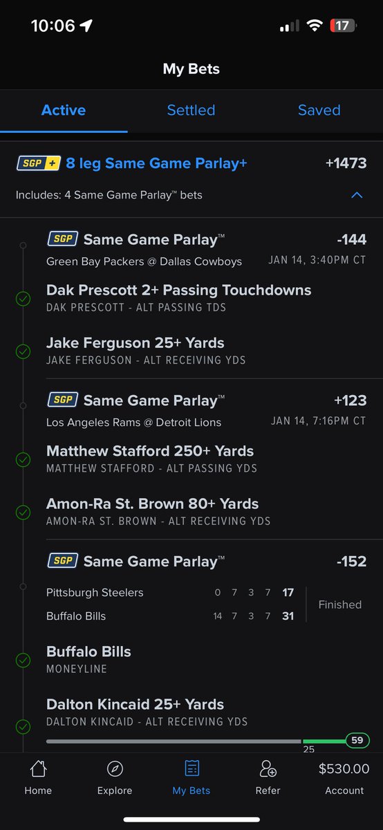 bradymorgan_'s tweet photo. @CodyBrownBets Just started betting and following you man. Solid bets today! https://t.co/w4fo9AJ7Bl