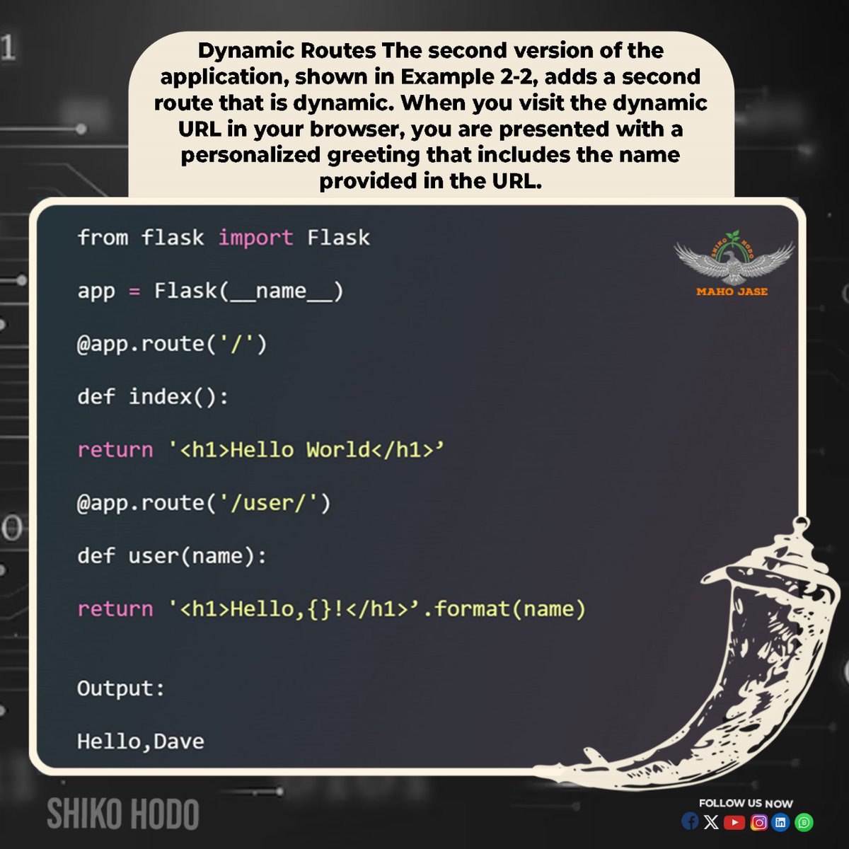 mahojase's tweet image. Tech Imbibing: Day 381 🧑🏻💻
#Django #DjangoProgramming
#PythonCode #ProgrammingInPython #DjangoCommunity #CodingInPython
#DjangoDevelopers #Python #PythonLearning
#DjangoTips #mjit #knowmoreimbibingtechfacts #followus #learndgrow #technical #programming
