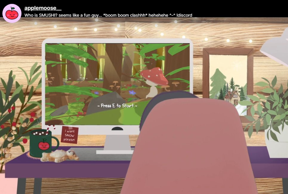 applemoose__'s tweet photo. We had such a lovely stream with Smushi~ ;-; <3 We will be playing (and finishing it) on Thursday!!! :] THANK YOU @SeanieGStreams &amp; @Veroxxis so much for the RAIDS!!! We raided out to our lovely new friend @novicenocturne who is celebrating their one-year affiliate on Twitch! -🍎 https://t.co/xnwWeojjsR