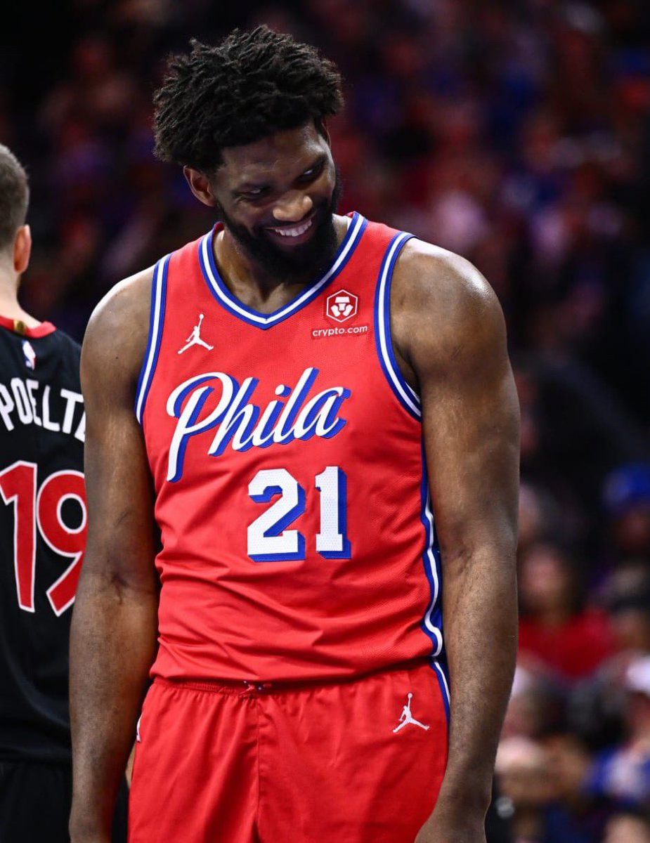 chasingantt's tweet photo. Only one person to save Philly. 

Joel Embiid, The King of Philly. 👑 @JoelEmbiid https://t.co/KZISTbknd0