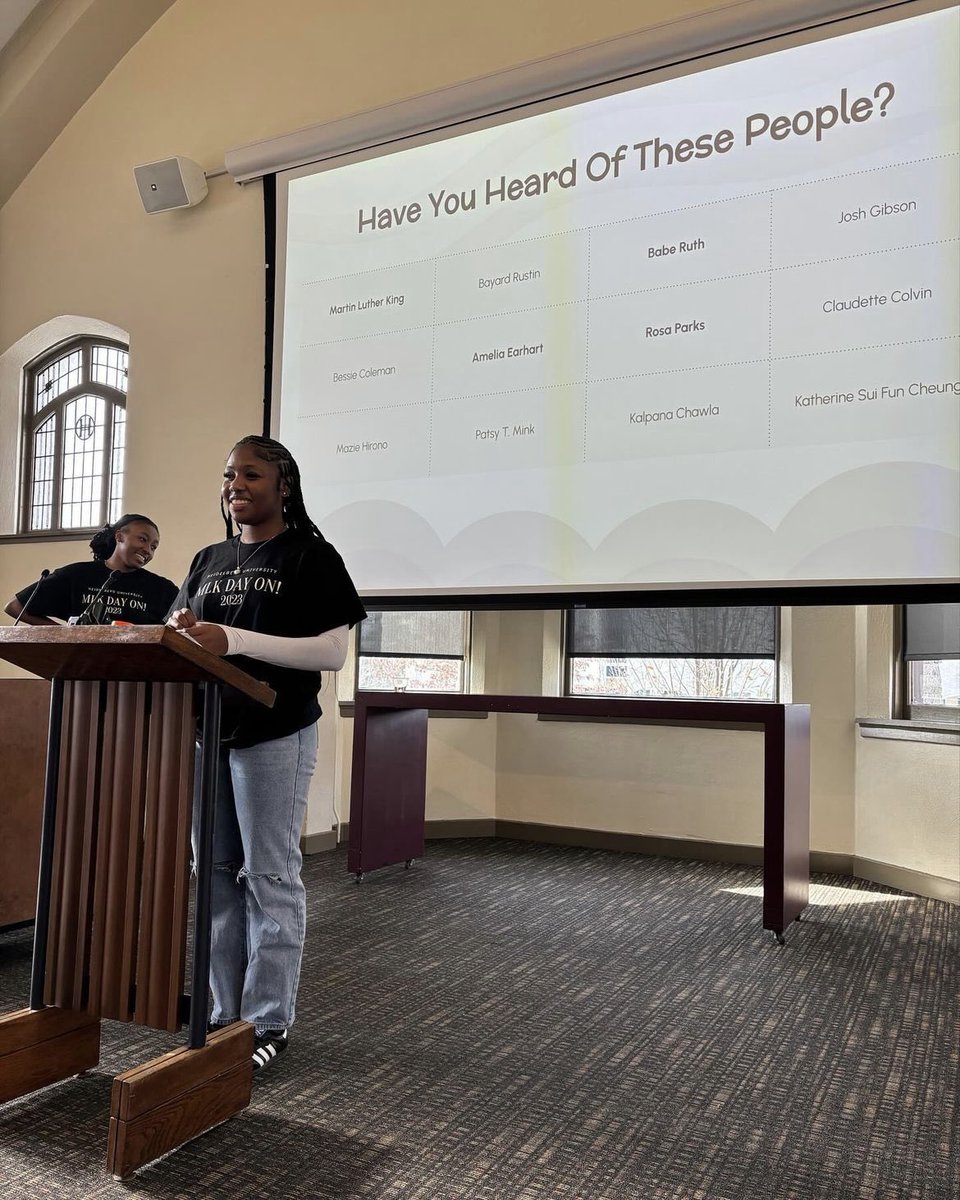 bergsoccer's tweet photo. We are proud of our very own @yaniaah for being selected to speak on the importance of representation!🧡⚽️📚🎓 

The function of education is to teach one to think intensively and to think critically. Intelligence plus character
— that is the goal of true education.”
#MLKDay2024 https://t.co/Di7pQazwIl