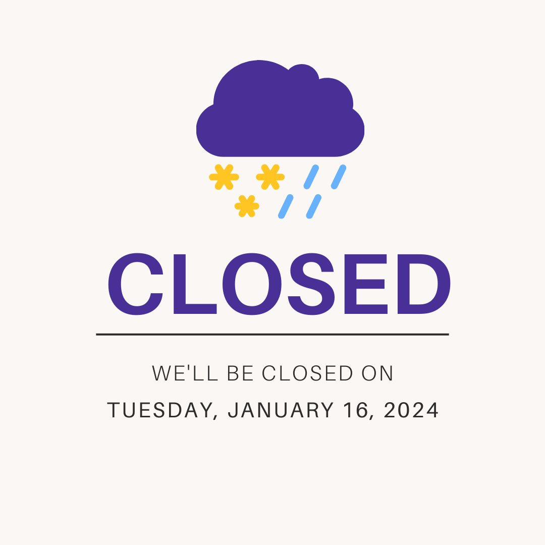 Due to the hazardous weather conditions forecast for the metropolitan New Orleans area, all LSU Healthcare Network Clinics will be closed tomorrow, January 16. Please stay safe.