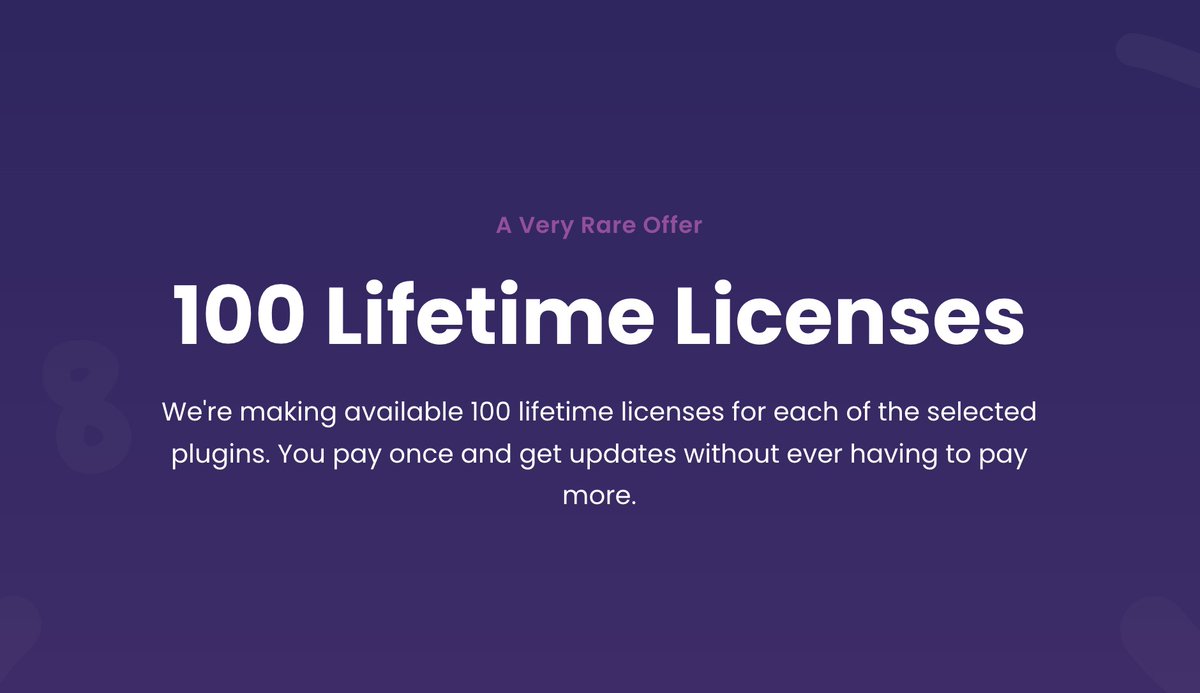 Only two weeks remaining on our limited lifetime deal. If you love LTD's, this is something you'll want to check out 🥰
hookturn.io/limited-lifeti…
#LifetimeDeal #WordPress <a href="/wp_acf/">Advanced Custom Fields</a>