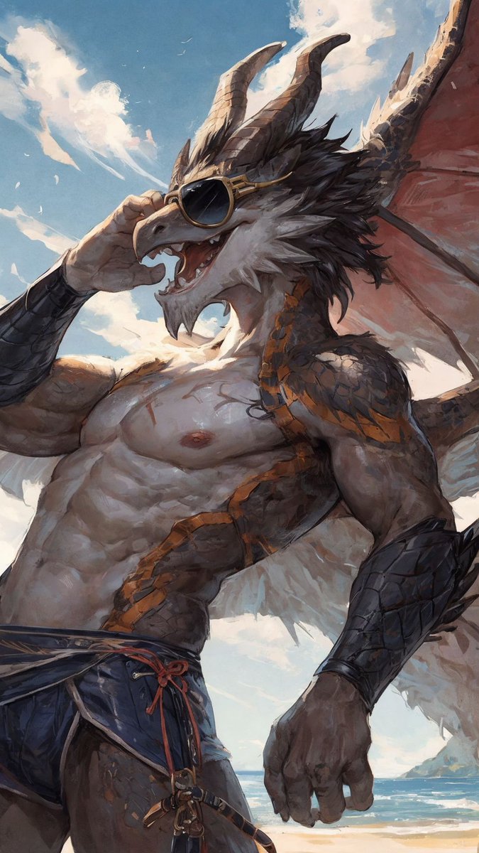 twtesquire's tweet photo. Dragon Furries with Wings Unfurled 
#AiArt #2dArt #Furry #FurryArt #GayFurry #AiCommunity https://t.co/QZ2Cx2H7yU