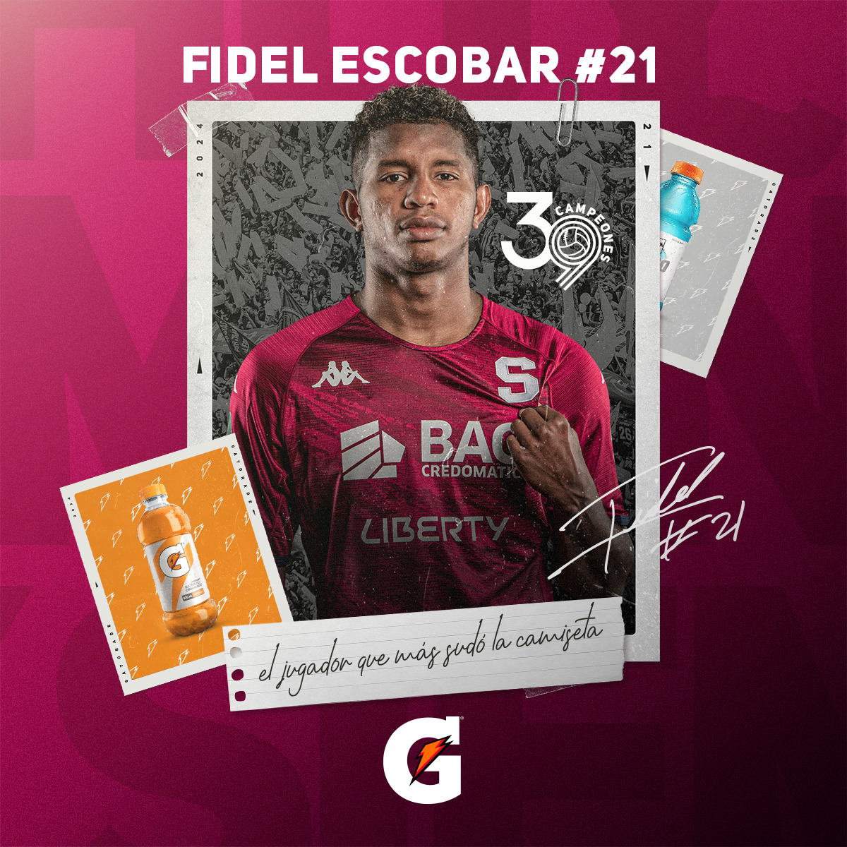 SaprissaOficial's tweet photo. ¡Fidel Escobar es el jugador @GatoradeCR de nuestro debut en el campeonato nacional! 🔥 https://t.co/qwv7lhP2Xd