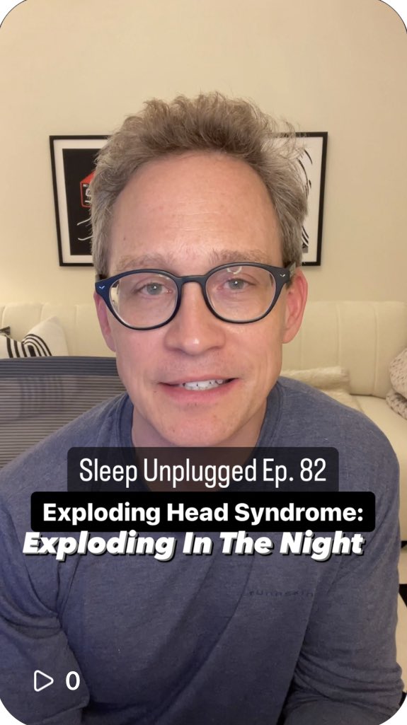 drchriswinter's tweet photo. You’re not crazy…that loud sound and flash of light that scared the shit out of you one night is a thing…fortunately a pretty benign thing as most cranial explosions go. #explodingheadsyndrome https://t.co/8uUCiMIQ4b