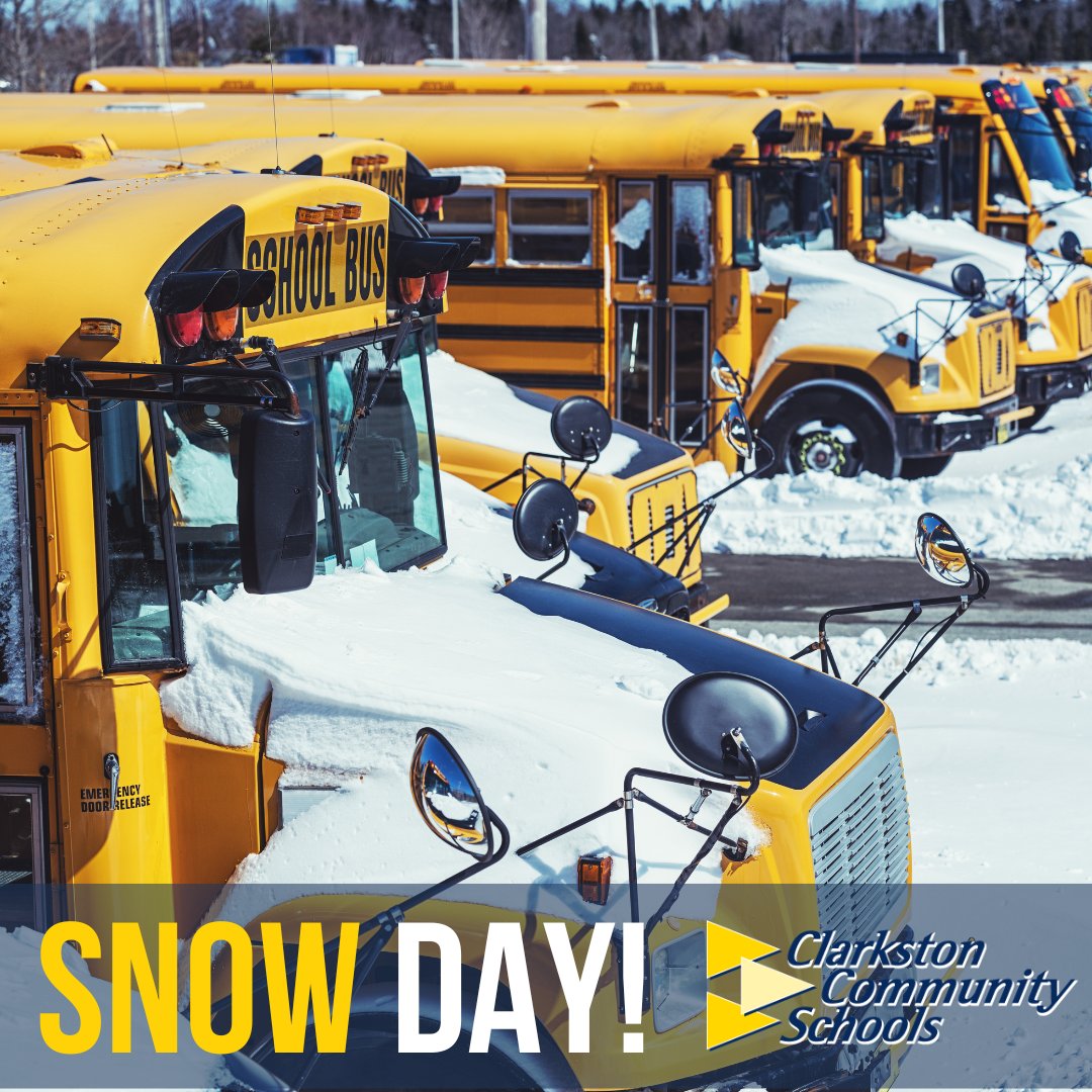 Due to unsafe driving conditions on our back roads, CCS will be closed tomorrow, January 16, 2024.