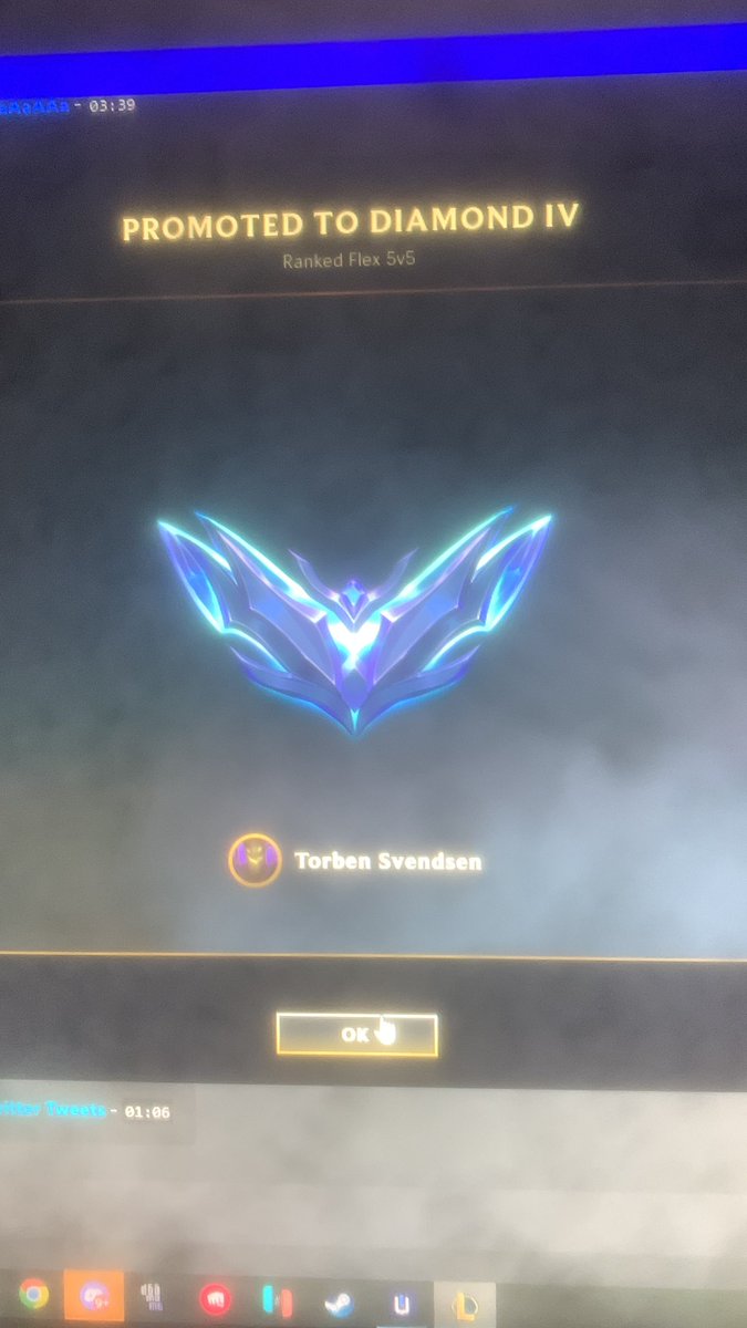 Cuntlover693's tweet photo. Aftenroen grind paying off. Kudus til oper og resten af bois for at tage mig på denne fantastiske tur gennem tykt og tyndt. Vi ses på riften🫶 https://t.co/cw1UW2gy3T