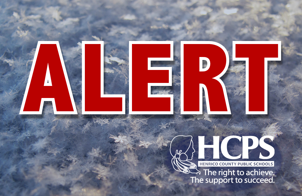 With forecasts calling for freezing temperatures and potentially icy road conditions, HCPS schools and offices will open two hours late Tuesday, Jan. 16. When schools open late, all half-day preschool classes are canceled.