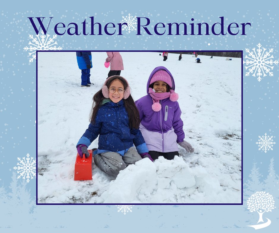 The weather is chilly, so please make sure your children are dressed for the cold temperatures. If your child is in need of warm outdoor clothing or boots, please contact your school social worker. Read more about guidelines for weather delays/closings: ow.ly/eU1s50Qr4BQ