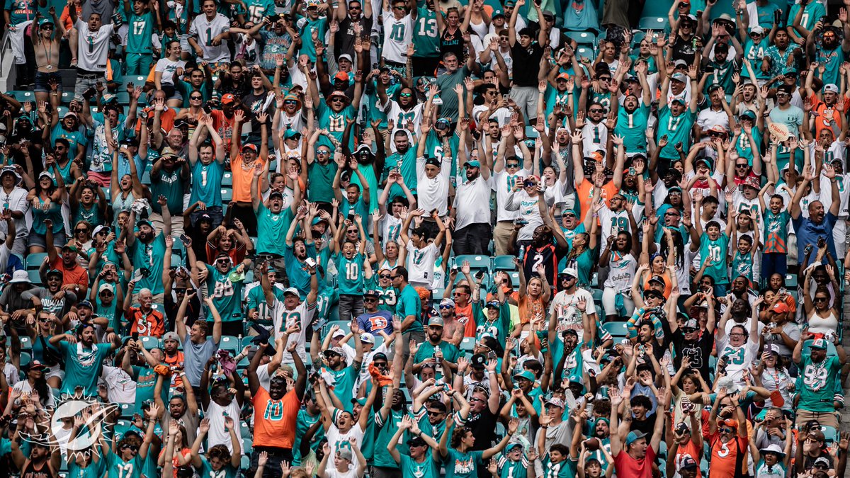 MiamiDolphins's tweet photo. At @HardRockStadium and on the road, we felt your support all season long.

Thank you, Dolfans 🧡 https://t.co/akTbLdpKAL