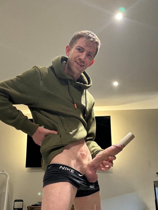 Fan: " I want you to put your dick through a toilet roll." Me: "I can't. It won't fit." Fan: "I don't<a href="/tag/swingforthefences"class="tags"><span>#swingforthefences</span></a>