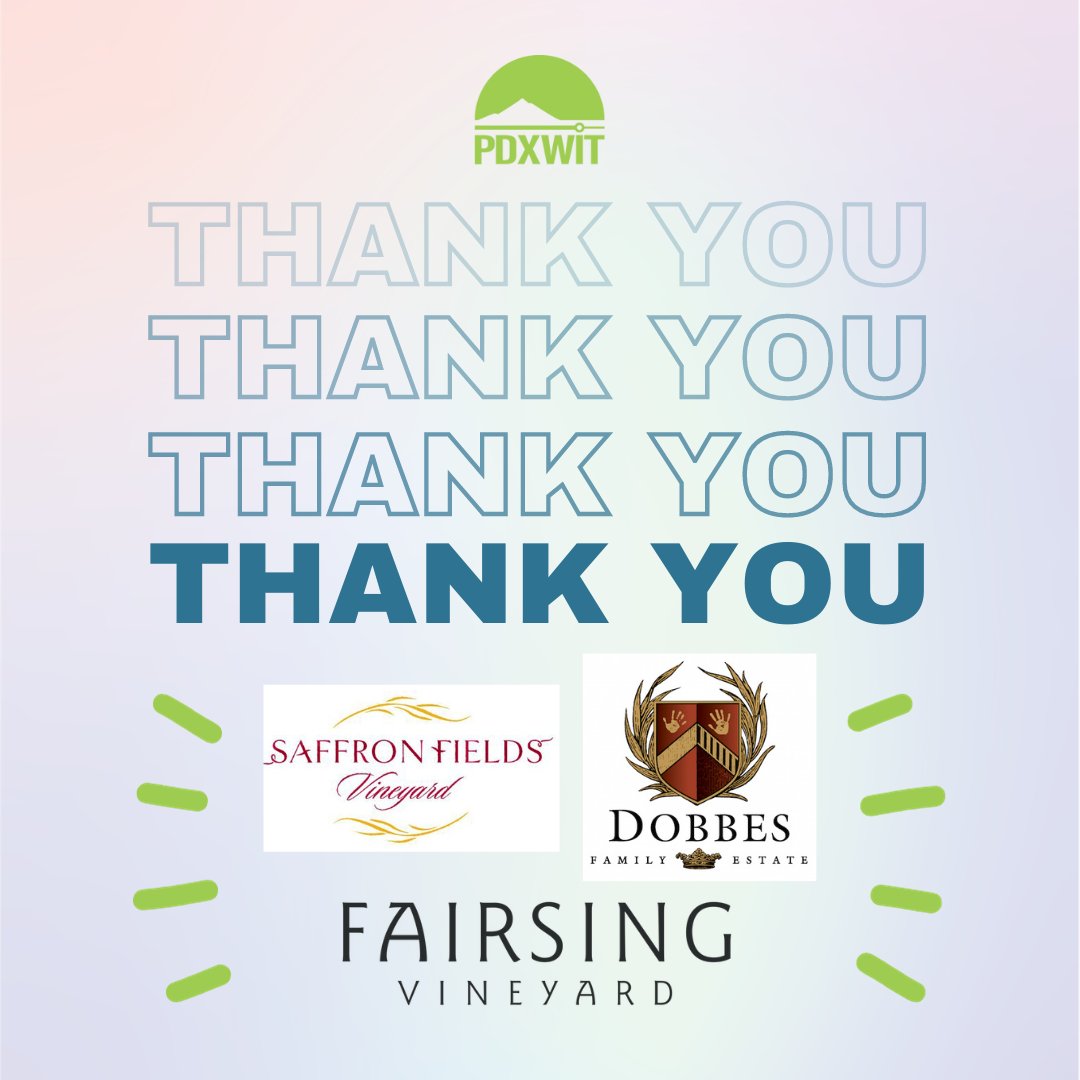 pdxwiit (@pdxwiit) on Twitter photo Special shout-out thank you to our in-kind donation vendors, <a href="/DobbesWinery/">Dobbes Family Estate</a>, <a href="/SaffronFields/">Saffron Fields Vineyard</a>, and <a href="/FairsingWines/">Fairsing Vineyard</a> for contributing to an awesome raffle package for our 2023 Winter Soiree! π Special shout-out thank you to our in-kind donation vendors, <a href="/DobbesWinery/">Dobbes Family Estate</a>, <a href="/SaffronFields/">Saffron Fields Vineyard</a>, and <a href="/FairsingWines/">Fairsing Vineyard</a> for contributing to an awesome raffle package for our 2023 Winter Soiree! π