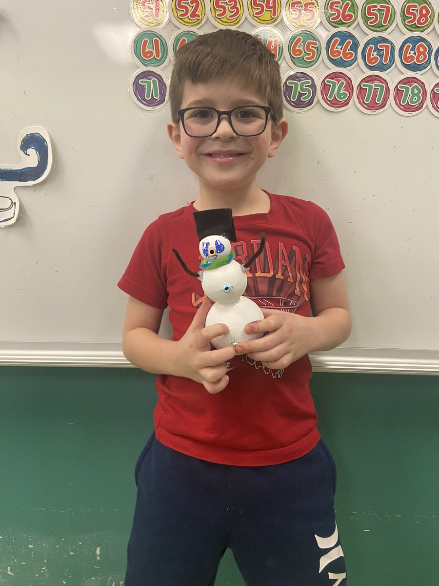 Check out these cool snowy friends! Our snowman presentations began today! ☃️ ❄️ <a href="/holyfamilyscho2/">holyfamilyschool</a>
