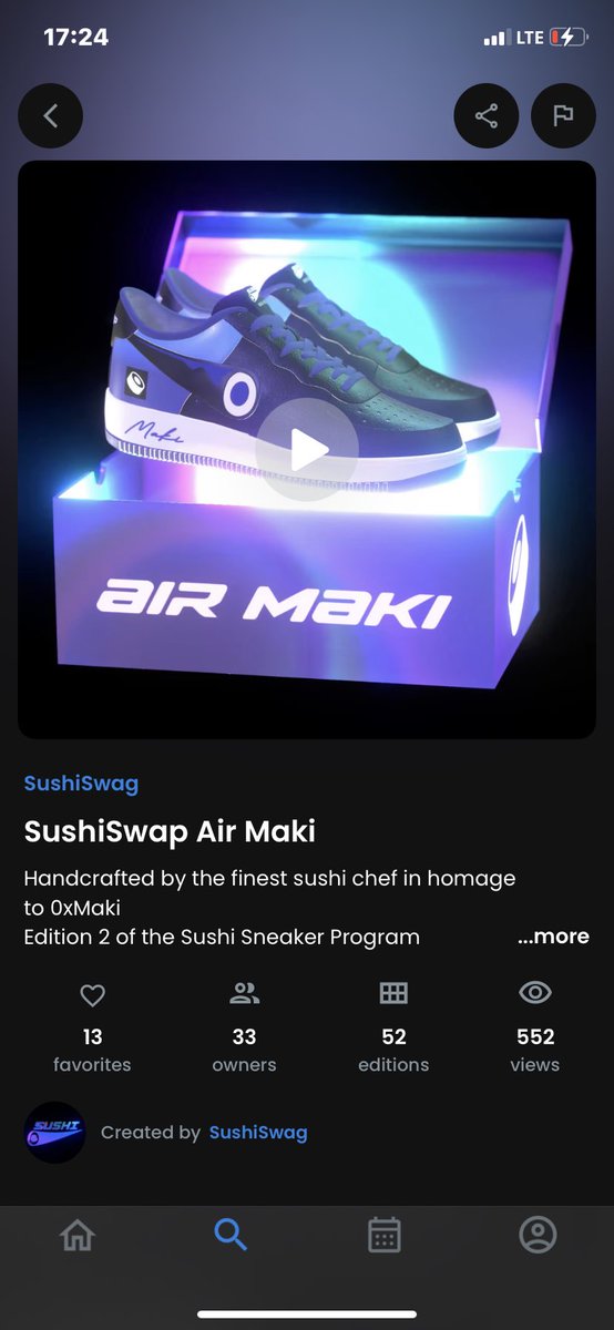 vladyy__01's tweet photo. Hello family I have us 9 and nft verification only 52 around the world 
Anyone interested @SushiSwap #SushiSwap 
Some offer …. https://t.co/Aa7yvMOeoF